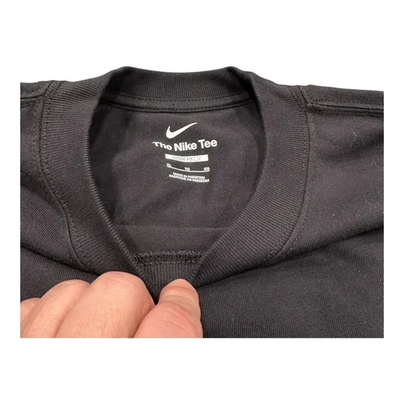 Nike LeBron James X Liverpool FC Max90 Soccer Graphic T Shirt Black Mens XL - Picture 8 of 14